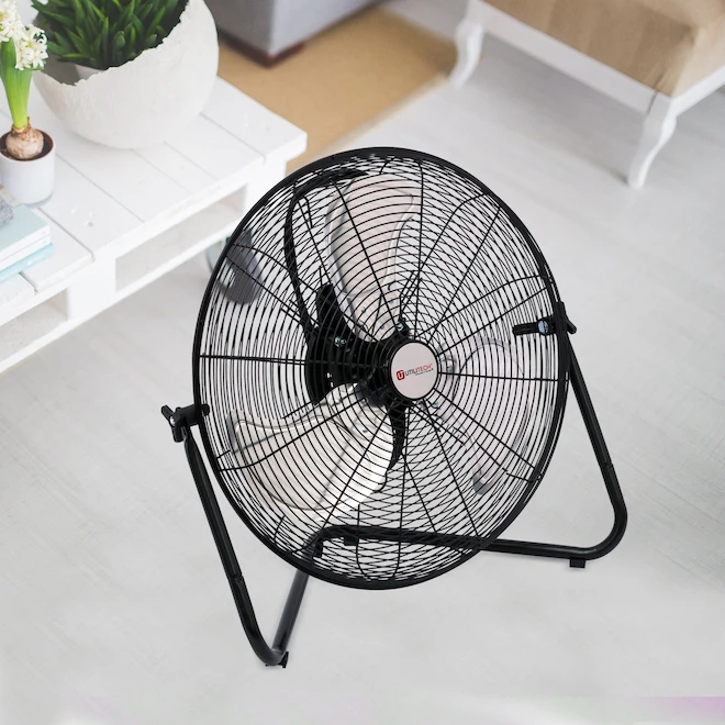 Utilitech Commercial Fan - 3 Speeds - 20in - Commercial - Black 4 Utilitech Commercial Fan - 3 Speeds - 20in - Commercial - Black - Image 2