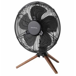 Lakso 12-in - 3-Speeds Indoor Black Table Fan