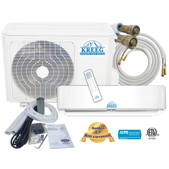 Kreeg Outdoor Wall-Mounted Heat Pump - 18,000 BTU - 25-ft Pre-Charged Pipe 4 Kreeg Outdoor Wall-Mounted Heat Pump - 18,000 BTU - 25-ft Pre-Charged Pipe - Image 2