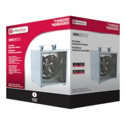 Utilitech 5,000watt Portable Industrial Heater Grey -Napoleon Shop 60905005e L