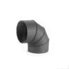 Aston 90° Elbow - Steel - 24-Gauge - Black - 5-in Dia 1 Aston 90° Elbow - Steel - 24-Gauge - Black - 5-in Dia -Napoleon Shop 62155024 L