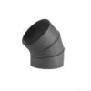Aston 45° Elbow - Steel - 24-Gauge - Black - 5-in Dia 2 Aston 45° Elbow - Steel - 24-Gauge - Black - 5-in Dia -Napoleon Shop 62155027 L