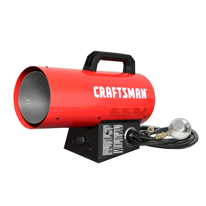 CRAFTSMAN 30,000-60,000 BTU Forced Air Propane Construction Portable Heater 4 CRAFTSMAN 30,000-60,000 BTU Forced Air Propane Construction Portable Heater - Image 2