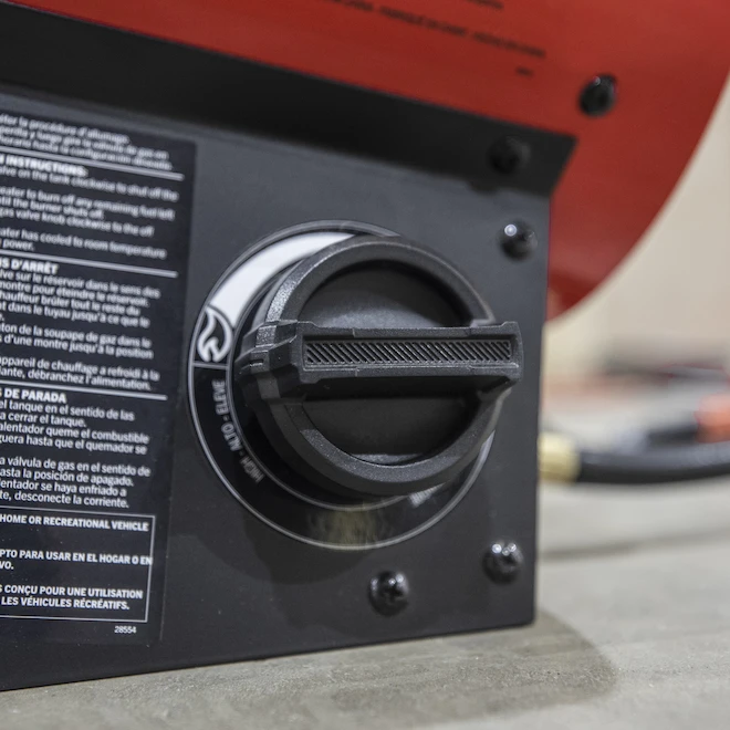 CRAFTSMAN 30,000-60,000 BTU Forced Air Propane Construction Portable Heater 5 CRAFTSMAN 30,000-60,000 BTU Forced Air Propane Construction Portable Heater - Image 3