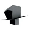 Ventilation Maximum Vmax-CT-10 Roof Exhaust - Galvanized Steel - Black - 7 3/4-in H X 11 1/4-in W -Napoleon Shop 6467036 L