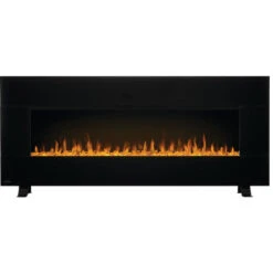 Napoleon 400 Ft² Black 50 X 20.5-in Electric Wall-mounted Fireplace With Bluetooth Speaker -Napoleon Shop 66265000d L