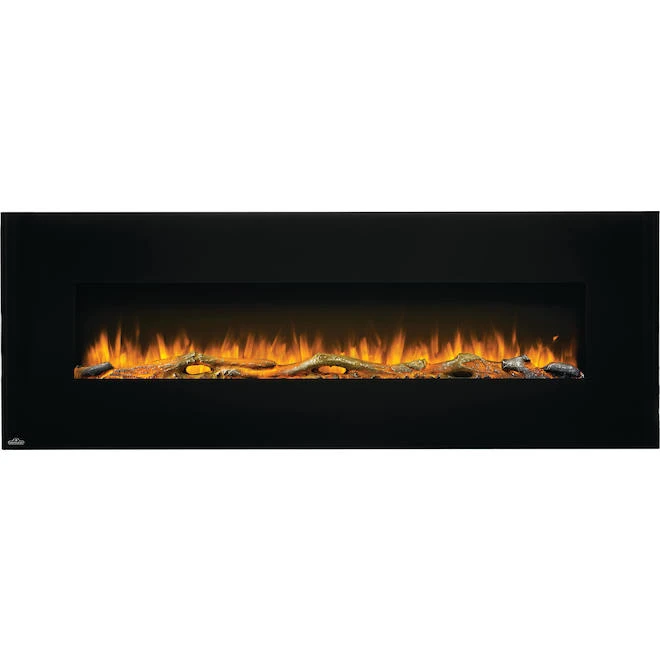 Napoleon Wall-Mounted Electric Fireplace - 60-in - 400 Sq. Ft. - 750W/1500W - Black 5 Napoleon Wall-Mounted Electric Fireplace - 60-in - 400 Sq. Ft. - 750W/1500W - Black - Image 3