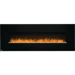 Napoleon Wall-Mounted Electric Fireplace - 60-in - 400 Sq. Ft. - 750W/1500W - Black 11 Napoleon Wall-Mounted Electric Fireplace - 60-in - 400 Sq. Ft. - 750W/1500W - Black -Napoleon Shop 66265003c L
