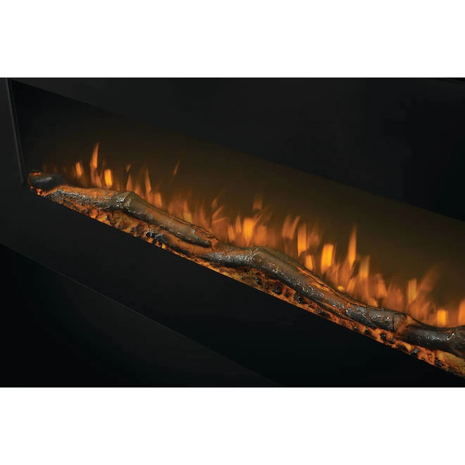 Napoleon Wall-Mounted Electric Fireplace - 60-in - 400 Sq. Ft. - 750W/1500W - Black 3 Napoleon Wall-Mounted Electric Fireplace - 60-in - 400 Sq. Ft. - 750W/1500W - Black