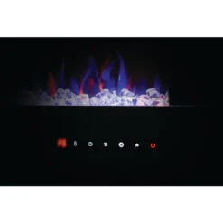 Napoleon Harsten 72-in Black Electric Wall Mount Fireplace With Bluetooth Speakers -Napoleon Shop 66265016e L