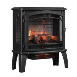 Style Selections Electric Stove Heater With 3D Flame Effect - Infrared - 1500 W - Black -Napoleon Shop 83885055 L
