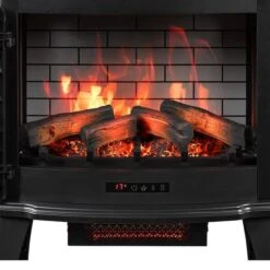 Style Selections Electric Stove Heater With 3D Flame Effect - Infrared - 1500 W - Black -Napoleon Shop 83885055c L