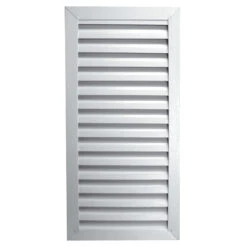 Canplas Duraflo Rectangular Gable Vent - White - Plastic - 27 1/2-in L X 21 1/2-in W