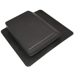 Slantback Steep Roof Vent 17 1/4" X 18 1/4" -Black