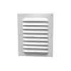 Canplas Duraflo Standard Rectangular Gable Vent - White - Plastic - 10.88-in W X 17.55-in L -Napoleon Shop 8497038 L