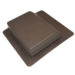 Slantback Steep Roof Vent 17 1/4" X 18 1/4" -Brown
