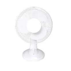 Facto Desk Fan - 12" - White